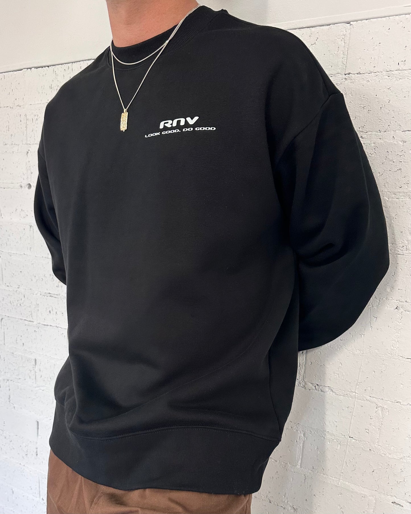 Black RNV Crew Neck