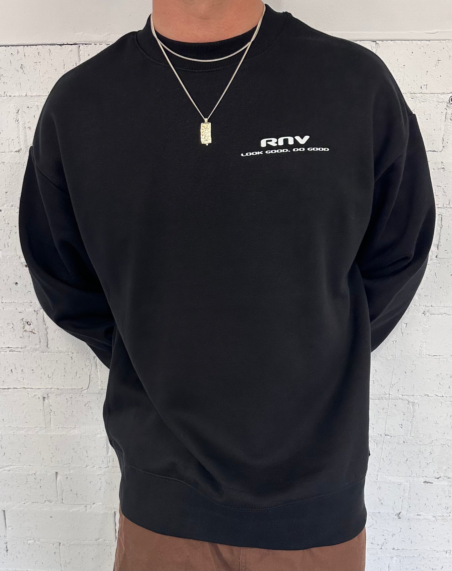 Black RNV Crew Neck