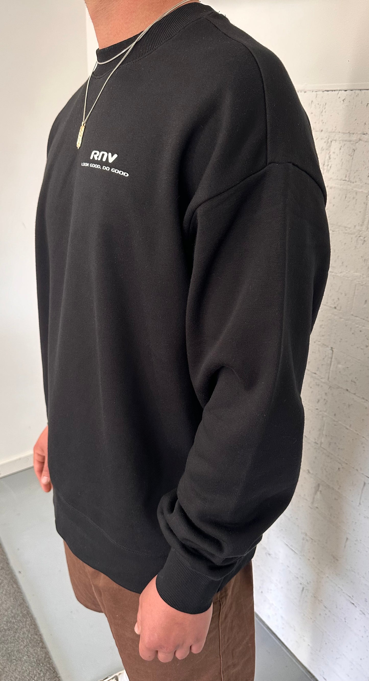 Black RNV Crew Neck