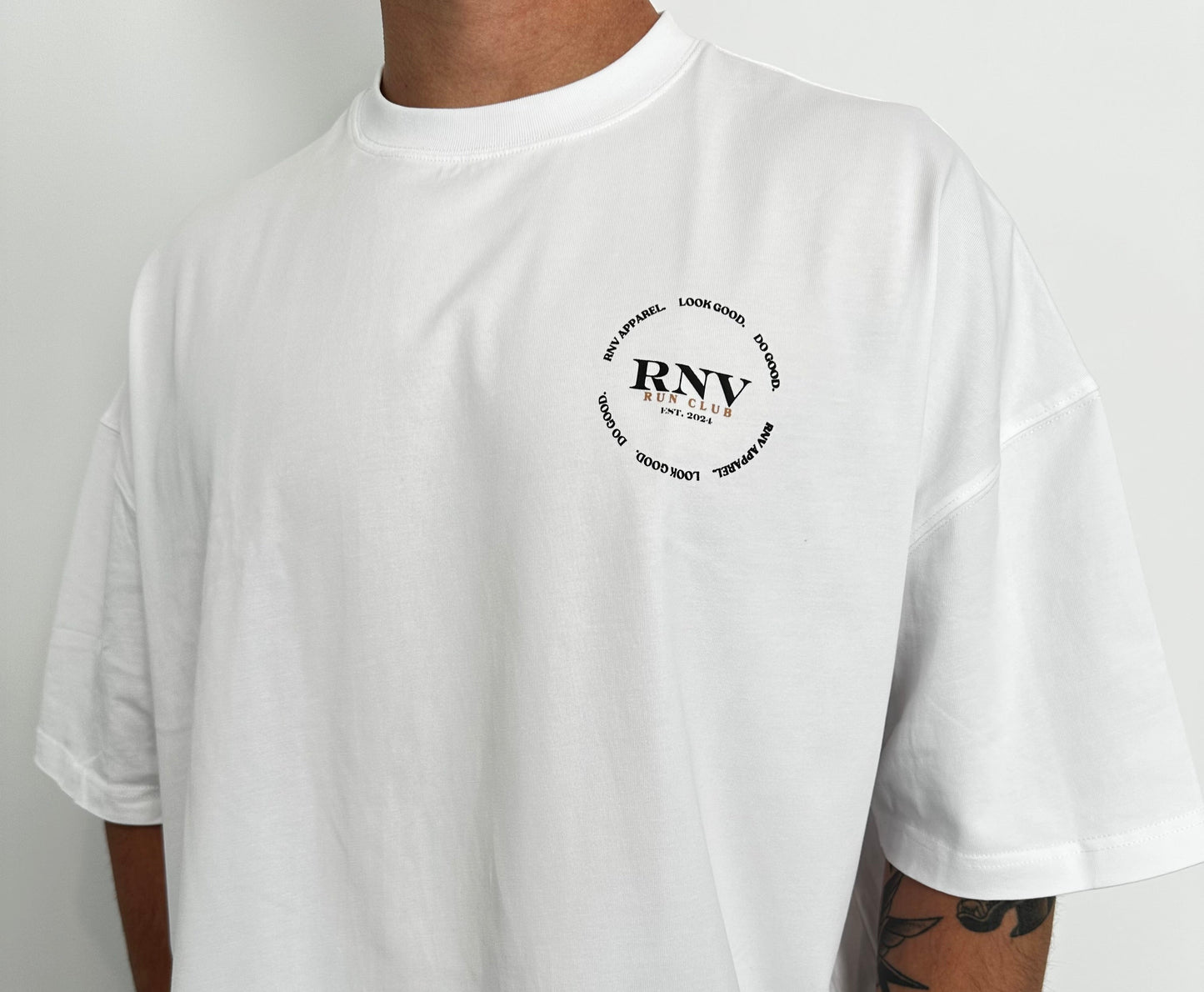White Run Club Tee