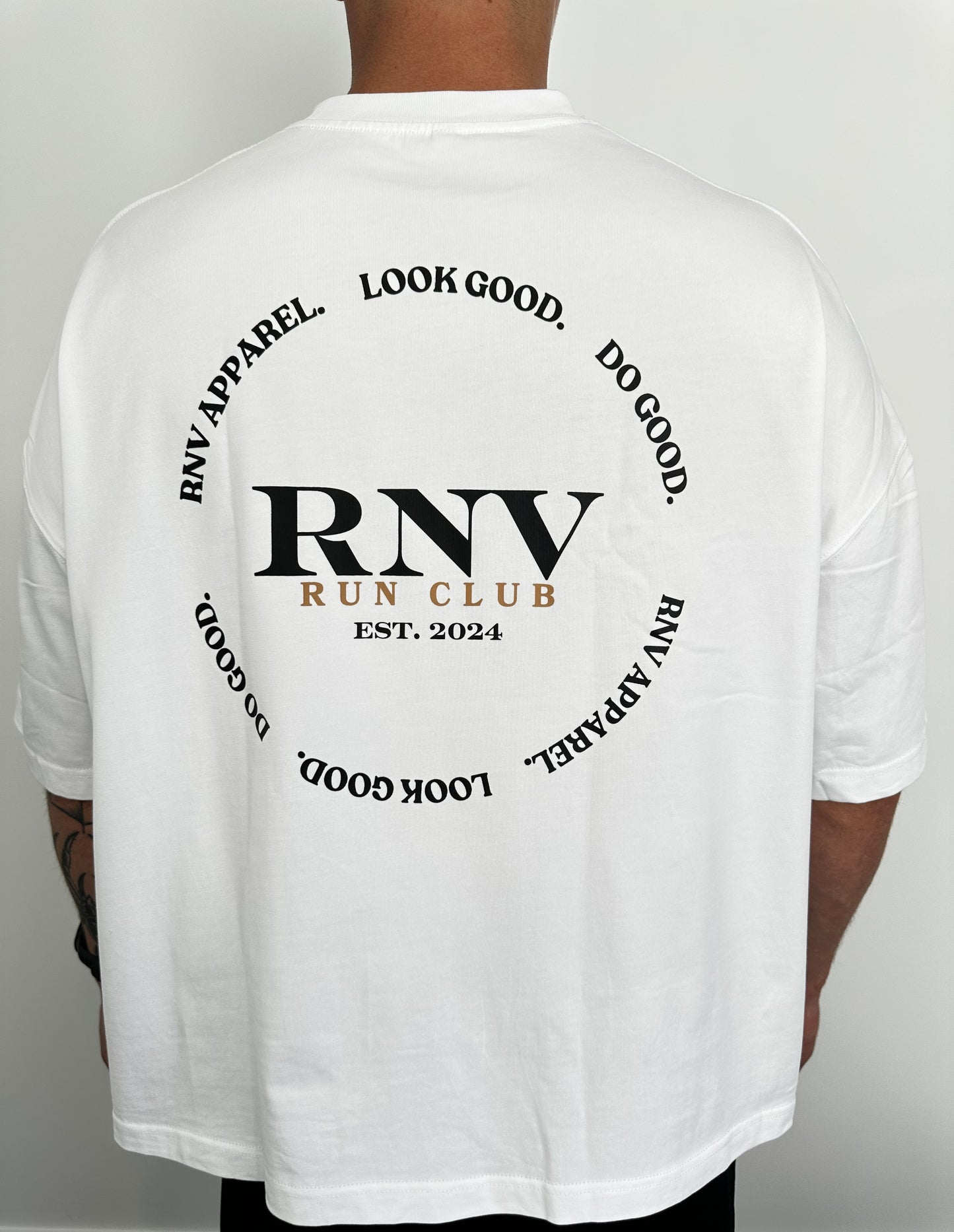 White Run Club Tee