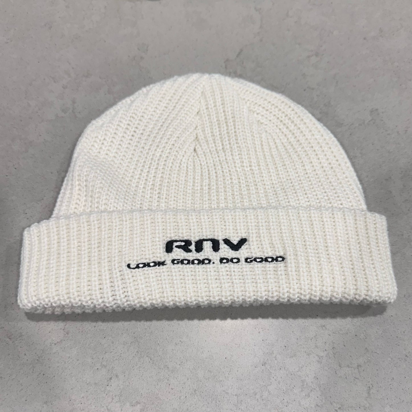 Ecru RNV Beanie